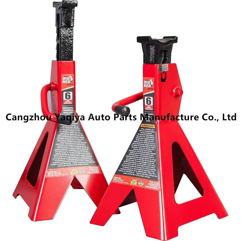 Emergency Tools Vehicle Tools Red Light Portable Durable Car Jacks Adjustable 3 Ton Ratchet Axle Car Jack Stand