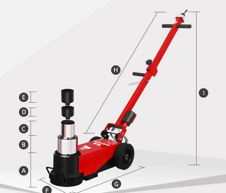 Air Jack 50t 80t 100t Large Tonnage Hydraulic Pneumatic Jack